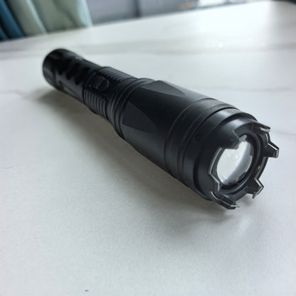 Wholesale Custom Logo X4 Tactical LED Flashlight, Ni-MH Rechargeable Plastic Handheld Torch, Ultra Bright White Light Indoor Promotional Gift for Party Family Reunion,Women Outdoor Safety Night Walking self-defense